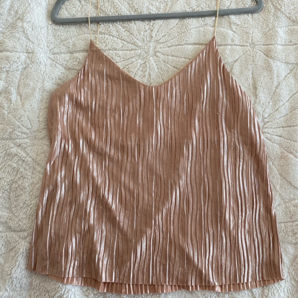 Sfera gold strappy top